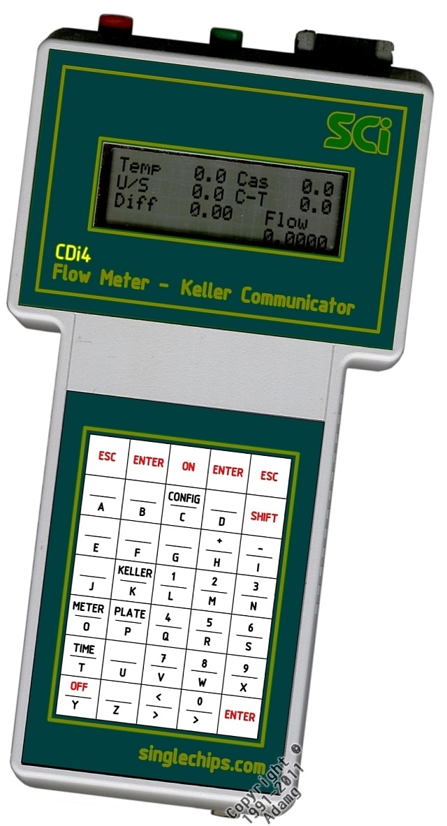 CDi4 Flowmeter/Keller Communicator